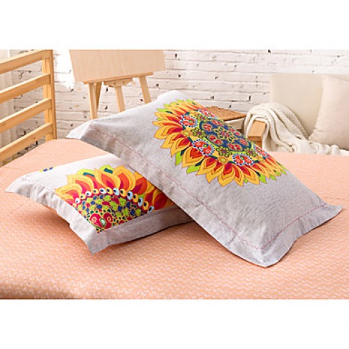 Double Bed Comforter Cover Set 100% Twill Cotton Bedding Set