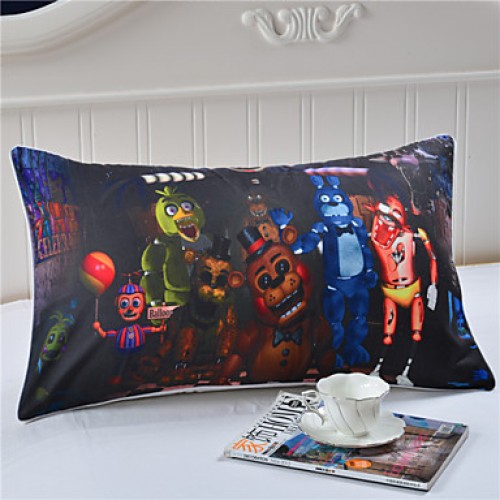 Discount Cartoon Pillowcase For Kids Five Nights at Freddy Bedding Decorative 20inchx30inch Pillow Case New Year Gift