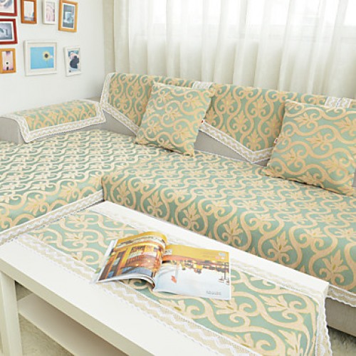 Jacquard European Sofa Cover High-grade Chenille Fabric Sofa Towel Four Seasons Sofa Cushion  