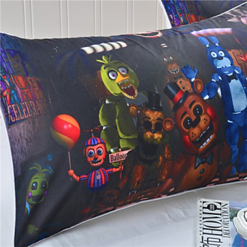 Discount Cartoon Pillowcase For Kids Five Nights at Freddy Bedding Decorative 20inchx30inch Pillow Case New Year Gift