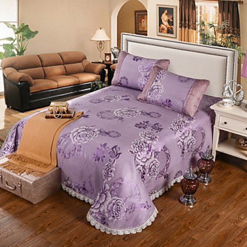  jacquard paragraph washable lace bed skirt summer sleeping mat suite air-conditioned seatsBeding Set