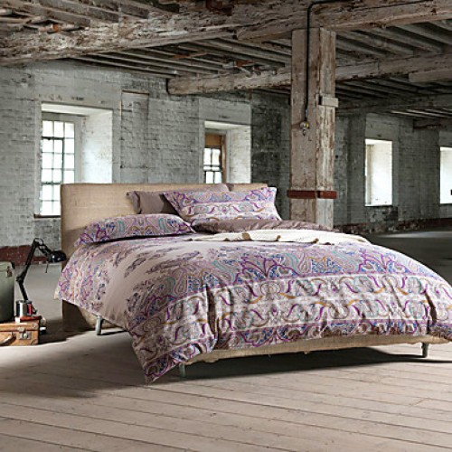 4PC Duvet Cover SetBohemia Style Cotton Pattern Qu...