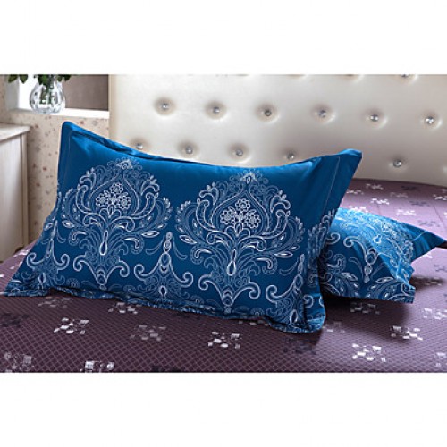 Blue Bohemia Style Bedding Sets Queen Size Cotton Home Textile