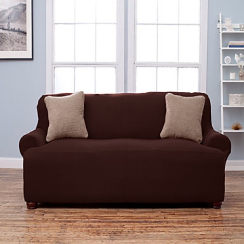 KNITTED  SOFA STRETCH SLIPCOVER 100% POLYESTER, COUCH COVER,FURNITURE SOFA, WOW HOME(Sofa+Loveseat+Chair Covers)  